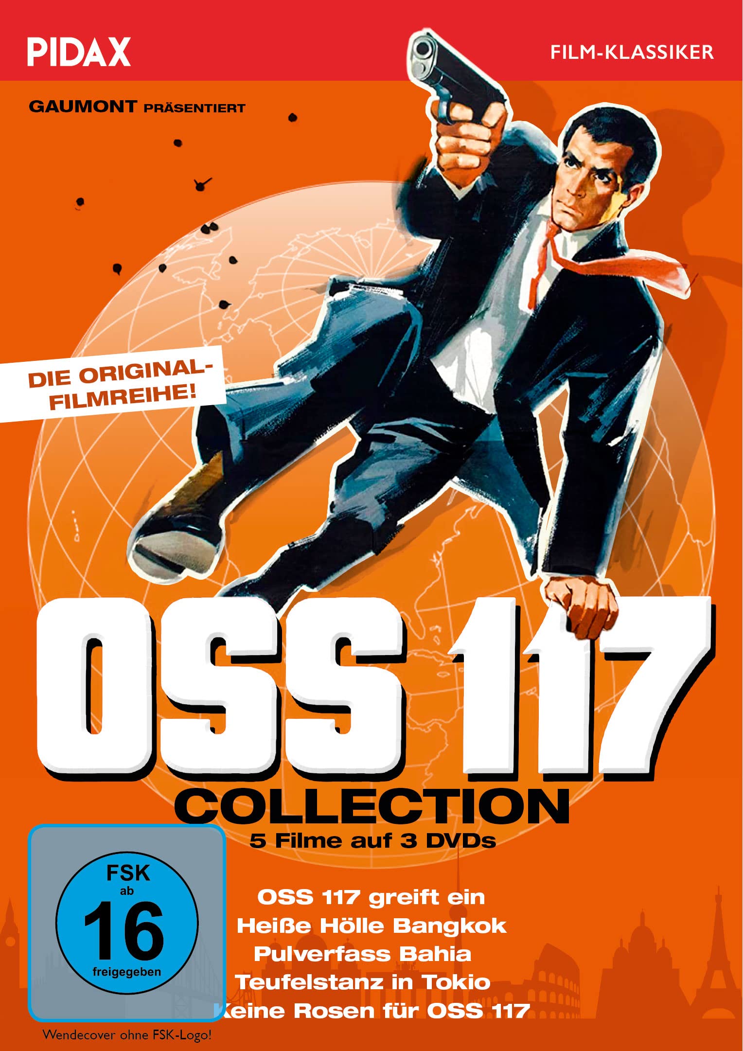 DVD - OSS 117 Collection (The Original) (5 Filme / 3 DVDs)
