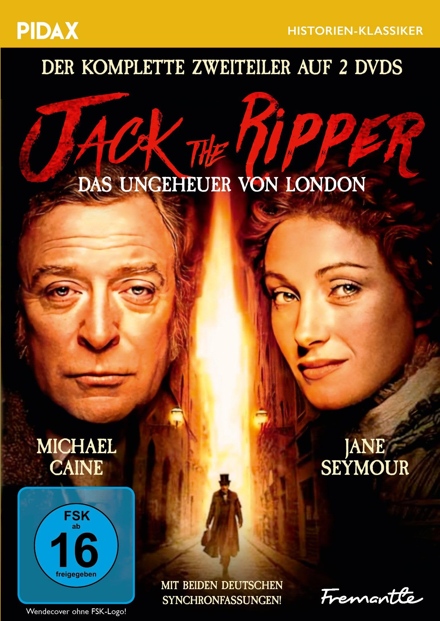 DVD - Jack The Ripper - Das Ungeheuer von London - Der komplette Zweiteiler (PIDAX Historien-Klassiker)