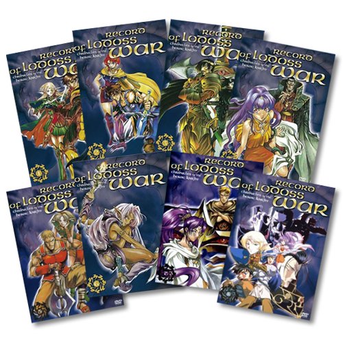  - Record of Lodoss War: Chronicles of the Heroic Knights Vol. 01 bis 08, Komplett-Set