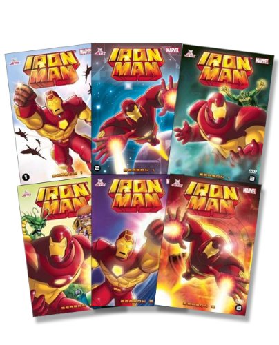 - Iron Man Vol. 1 bis 6, 6er DVD-Set (Episoden 01-26)