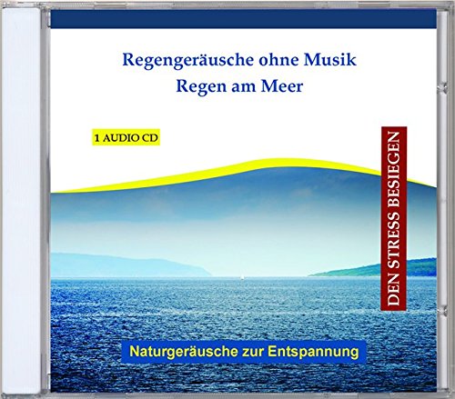 Sampler - Rauschen gegen Tinnitus, Ohrgeräusche, Störgeräusche, Lärm überdecken beim Einschlafen - Meeresrauschen ohne Musik mit leichtem Regen - Regengeräusche ohne Musik am Meer - Naturgeräusche - Entspannung