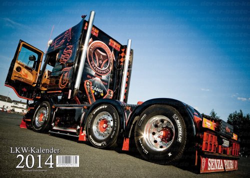  - LKW Kalender 2014 - Scania (ohne Frauen)