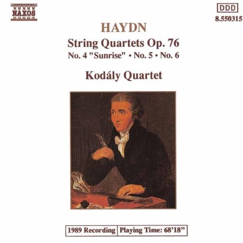Haydn , Joseph - String Quartets, Op. 76 No. 4 'Sunrise', No. 5, No. 6 (Kodaly Quartet)