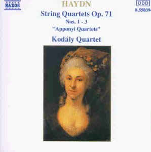 Haydn , Joseph - String Quartets, Op. 71 Nos. 1-3 'Apponyi Quartets' (Kodaly Quartet)