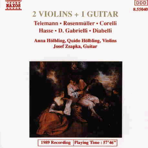 Sampler - Works for 2 Violins and Guitar (Telemann, Rosenmüller, Corelli, Hasse, Gabrielli, Diabelli)