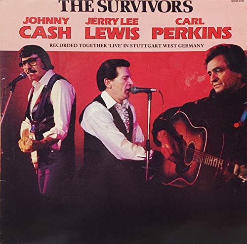 Johnny Cash/Jerry Lee Lewis/Carl Perkins - SURVIVORS LP (VINYL ALBUM) UK HALLMARK 0