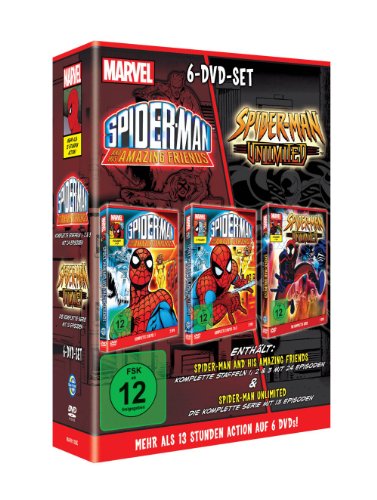  - Spider-Man And His Amazing Friends / Spider-Man Unlimited - Die kompletten Serien [6 DVDs]