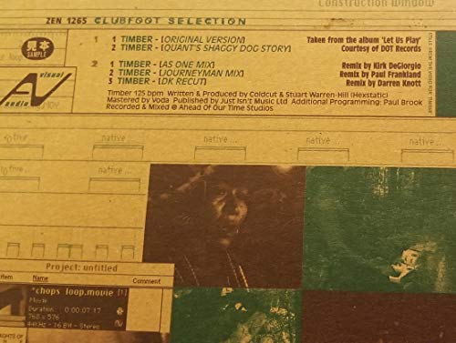 Coldcut - Timber (With Hexstatic) (12'') (Maxi) (Vinyl)