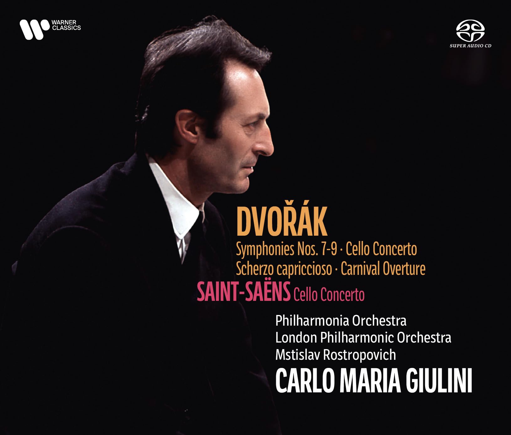 Antonin , Dvorak - Symphonies No. 7 - 9 / Cello Concerto in Bminor (Giulini) (SACD)