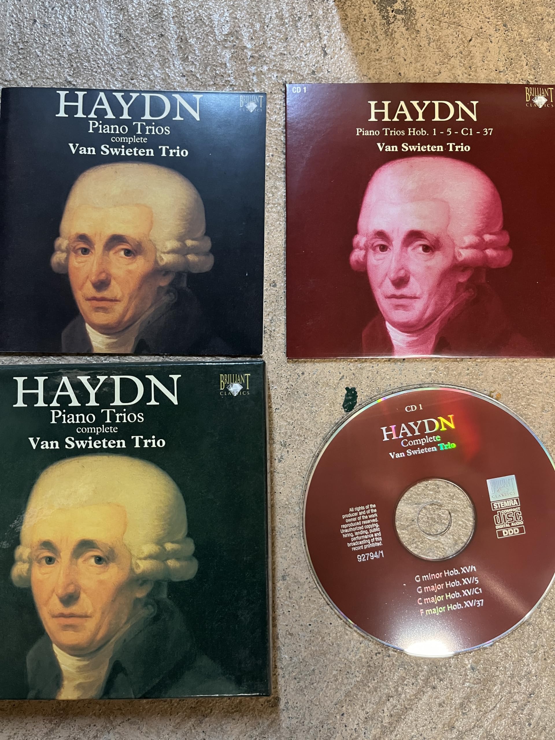 Haydn , Joseph - Piano Trios Complete (Van Swieten Trio) (10CDBOX)