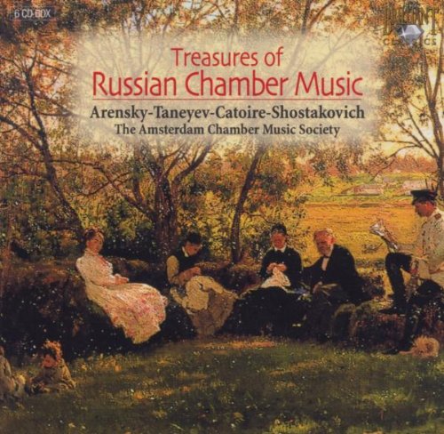 Amsterdam Chamber Music Society , The - Treasures Of Russian Chamber Music (Arensky - Taneyev - Catoire - Shostakovich) (6 CD BOX)