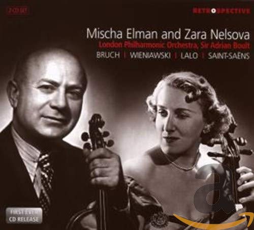 Elman , Mischa & Nelsova , Zara - Bruch / Wieniawski / Lalo / Saint-Saens (LPO, Boult)