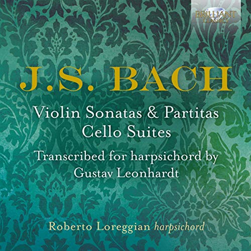 Bach , Johann Sebastian - Violin Sonatas & Partitas / Cello Suites (Transcribed For Harpsichord By Gustav Leonhardt) (Loreggian)