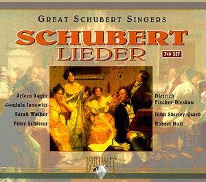 Schubert , Franz - Schubert Lieder: Die schöne Müllerin / Winterreise / Schwanengesang gesungen von Auger, Fischer-Dieskau, Schreier, Janowitz, Walker, Holl)