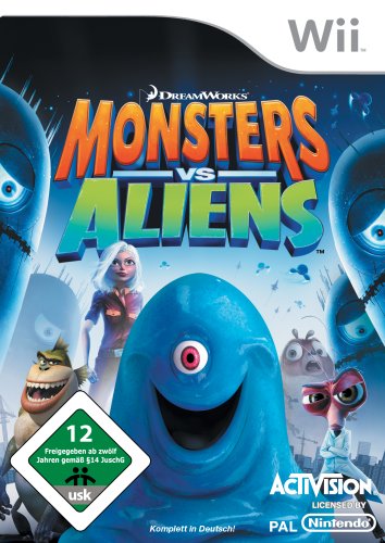 Nintendo Wii - Monsters vs Aliens