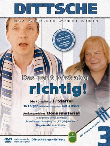- Dittsche - Das wirklich wahre Leben. Das perlt jetzt aber richtig! Die komplette 3. Staffel (3 DVDs)