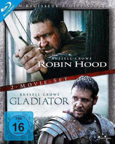 Blu-ray - Robin Hood / Gladiator (Ridley Scott / Russell Crowe) (2-Movie-Set)