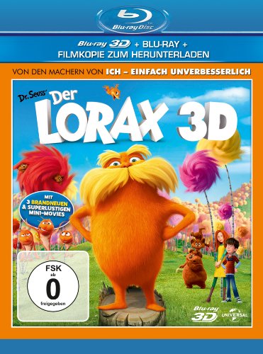  - Der Lorax 3D  (+ Blu-ray + Digital Copy)
