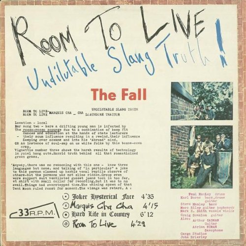 the Fall - Room to Live:Undilutable Slang