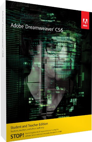 - Adobe Dreamweaver CS6 Student and Teacher*