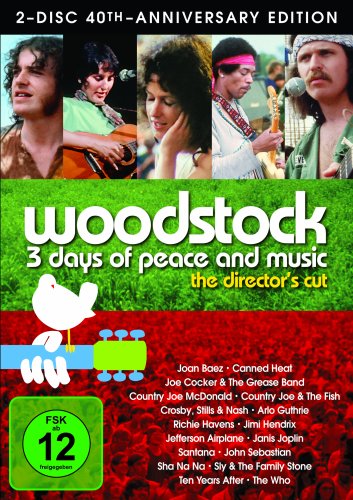 DVD - Woodstock - 3 Days Of Peace And Music - The Director's Cut (40th Anniversary Edition)