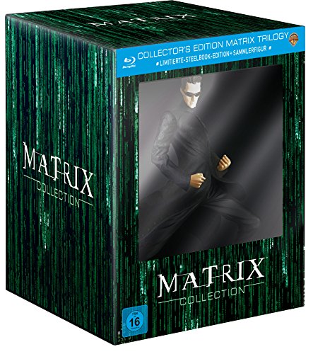  - Matrix Trilogie (Collector's Edition inkl. Steelbook und Sammlerfigur) (exklusiv bei Amazon.de) [Blu-ray] [Limited Edition]