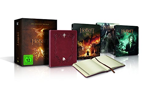Blu-ray - Der Hobbit - Die Spielfilm Trilogie (Limitierte Steelbook Edition inkl. Bilbo's Journal) [3D Blu-ray] [Limited Edition]