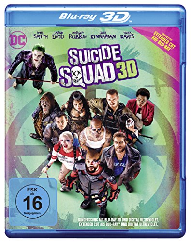 Blu-ray - Suicide Squad 3D (Extended Cut)