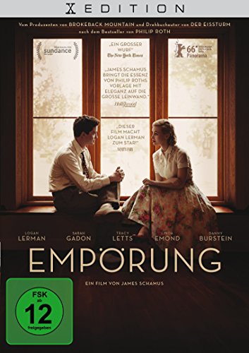 Logan Lerman, Sarah Gadon, Tracy Letts, Linda Edmond, Danny Burstein, Ben Rosenfield, Pico Alexander, Philip Ettinger, Noah Robbins, Philip Roth, Jay Wadley, Logan Lerman, Sarah Gadon, Anthony Bregman - Empörung