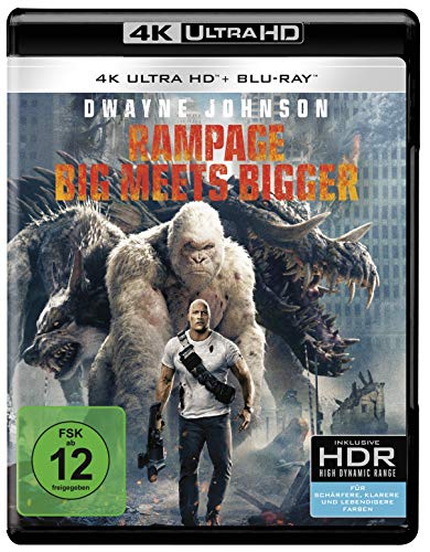 Blu-ray - Rampage - Big Meets Bigger Ultra HD (  Blu-ray)