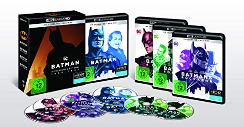 Blu-ray   - Batman - 1989 - 1997 Ultra HD (4-Film Collection) (DC)