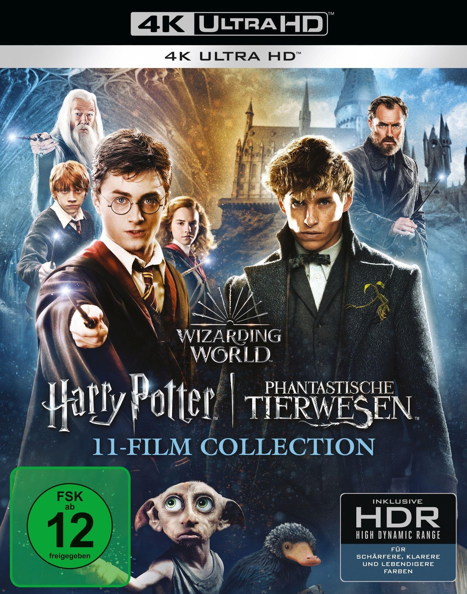 Blu-ray - Wizarding World Collection Ultra HD (Harry Potter / Phantastische Tierwesen) (11-Film Collection)