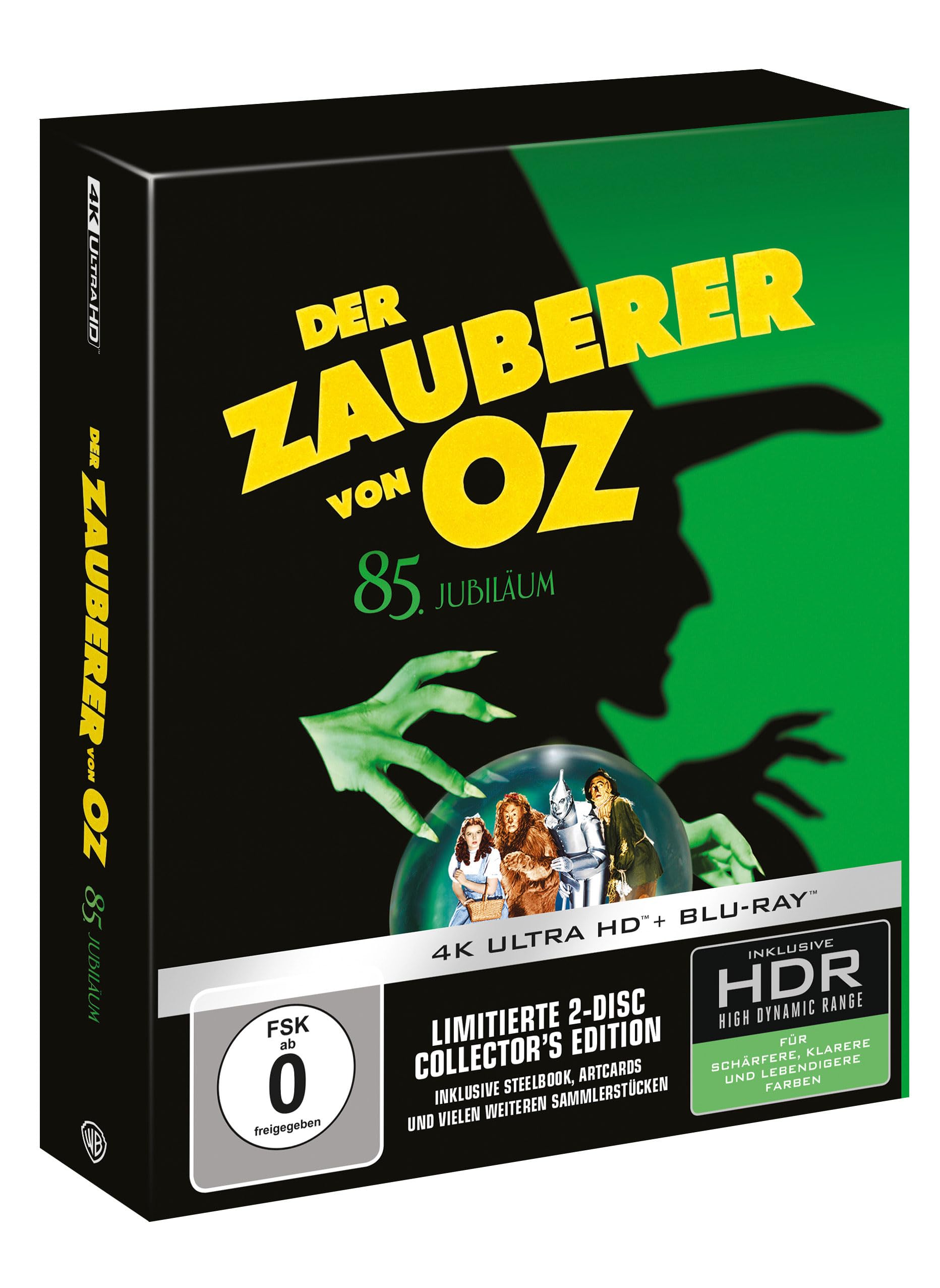 Blu-ray - der Zauberer von OZ Ultra HD (  Blu-ray) (85. Anniversary) (Ultimate Steelbook Collector's Edition)