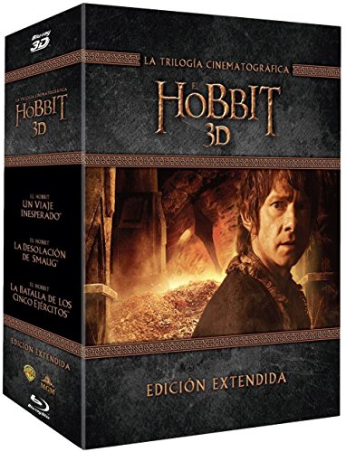 - Trilogía Hobbit - Edición Extendida - Blu-ray 3D
