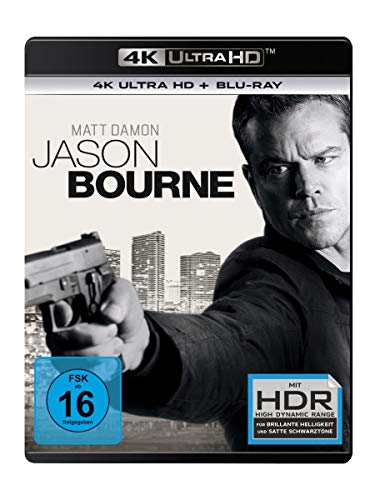Blu-ray - Jason Bourne  (4K Ultra HD) (+ Blu-ray)