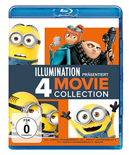 Blu-ray - Ich - Einfach unverbesserlich 1-3 & Minions (4 Movie Collection)