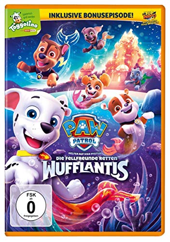 DVD - Paw Patrol - Die Fellfreunde retten Wufflantis