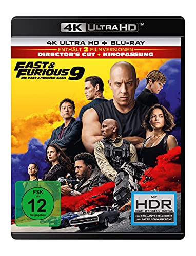 Blu-ray - Fast & Furious 9 - Die Fast & Furious Saga (4K Ultra-HD) (+ Blu-ray 2D)