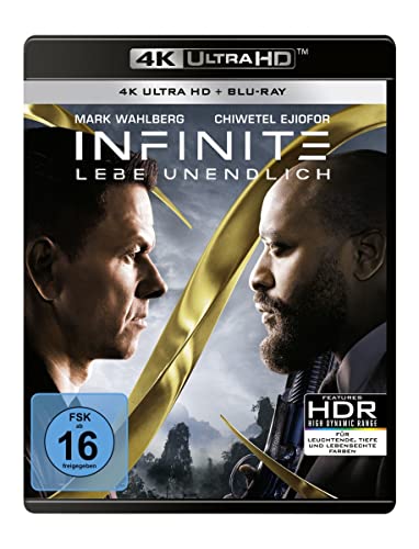 Wahlberg, Mark, Ejiofor, Chiwetel, Cookson, Sophie, Fuqua, Antoine, Wahlberg, Mark, Ejiofor, Chiwetel - Infinite – Lebe Unendlich (4K Ultra HD) (+ Blu-ray 2D)