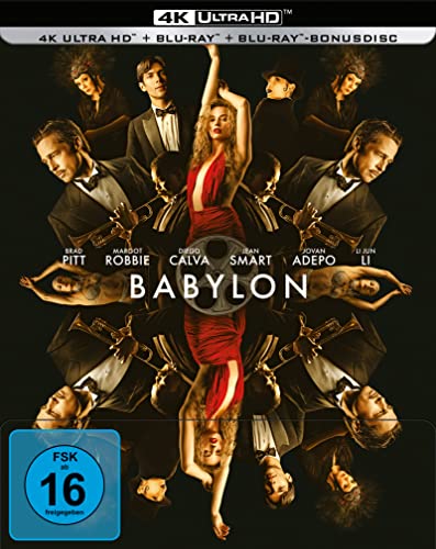 Blu-ray - Babylon - Rausch der Ekstase Ultra HD (+Blu-ray +Bonusdisc) (Steelbook Edition)