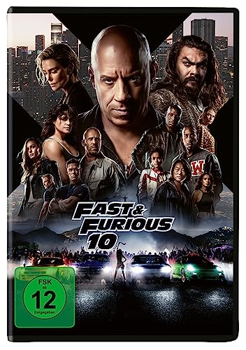Diesel, Vin, Rodriguez, Michelle, Gibson, Tyrese, Momoa, Jason, Emmanuel, Nathalie, Brewster, Jordana, Cena, John, Statham, Jason, Theron, Charlize, Mirren, Helen, Moreno, Rita, Larson, Bob, Leterrier - Fast & Furious 10 [DVD]