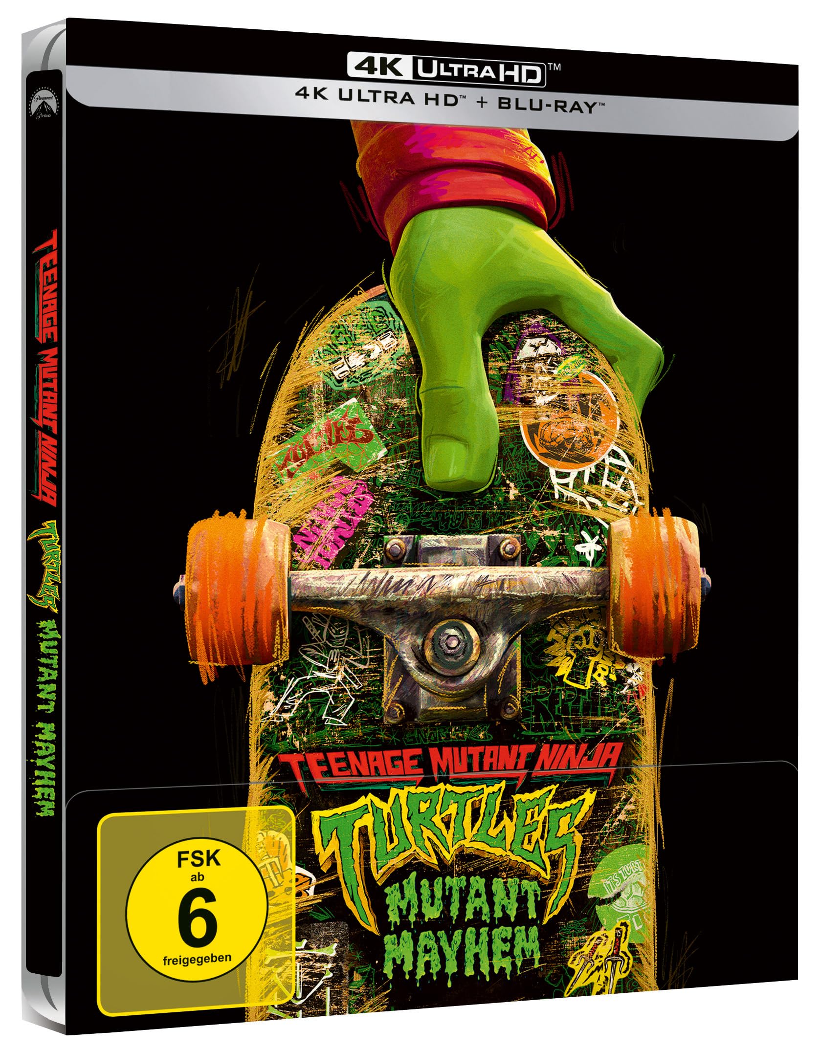 Blu-ray - Teenage Mutant Ninja Turtles: Mutant Mayhem Ultra HD (  Blu-ray) (Limited Steelbook Edition)