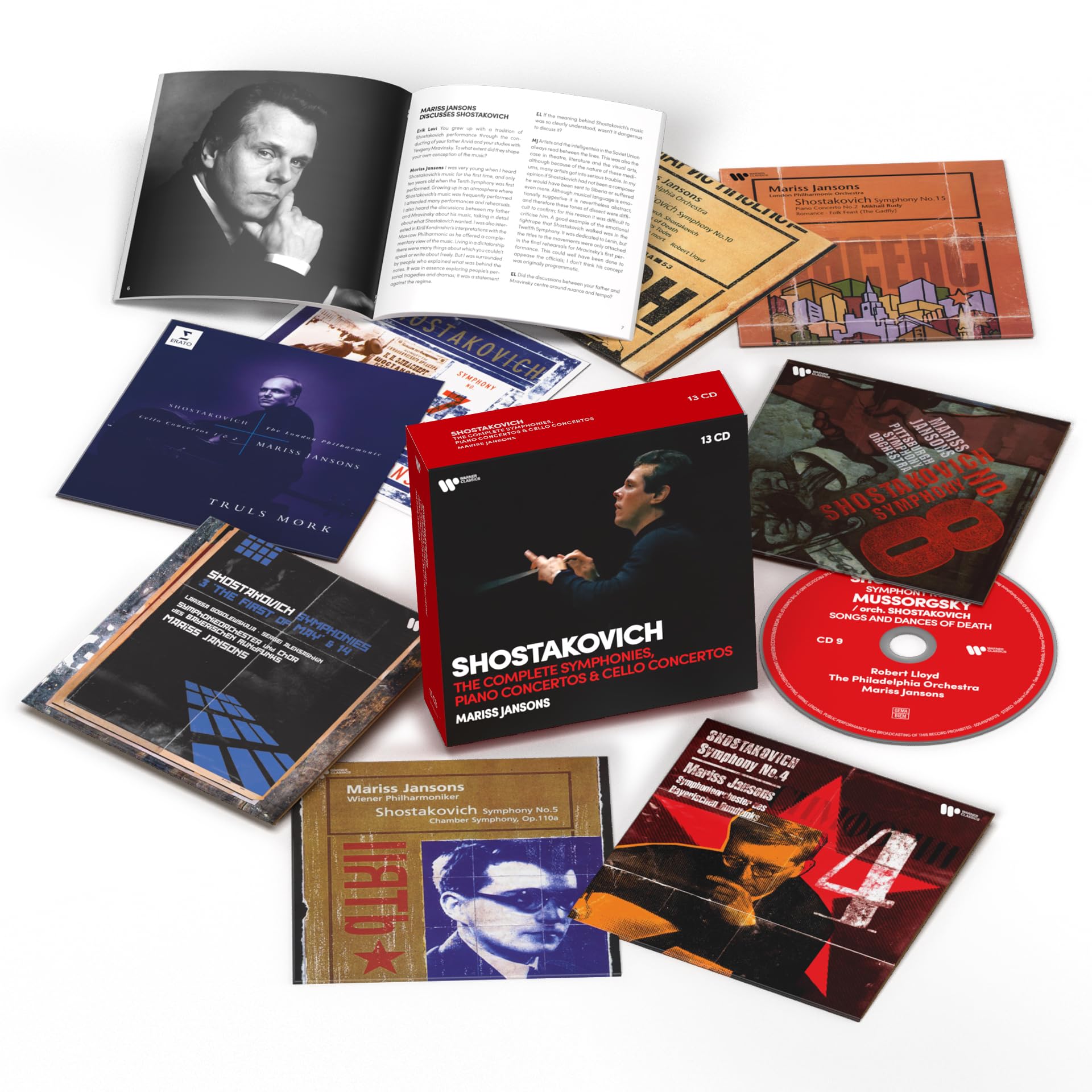 Schostakowitsch , Dmitri - The Complete Symphonies, Piano Concertos & Cello Concertos (Mariss Jansons)
