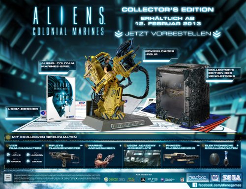 - Aliens: Colonial Marines Collector's Edition