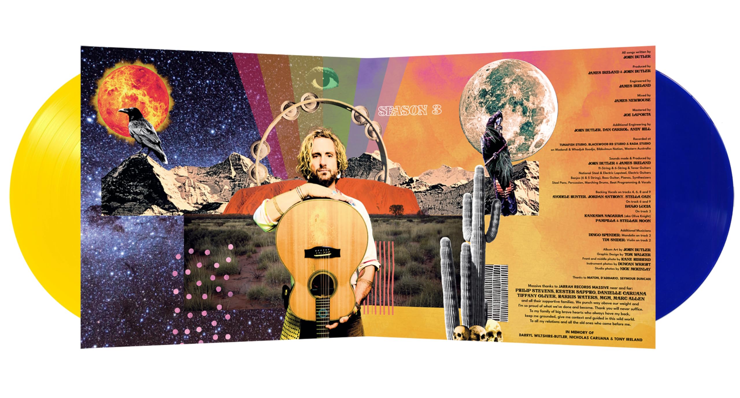 Butler , John - PRISM (Limited Edition) (Double Yellow-Blue) (Vinyl)