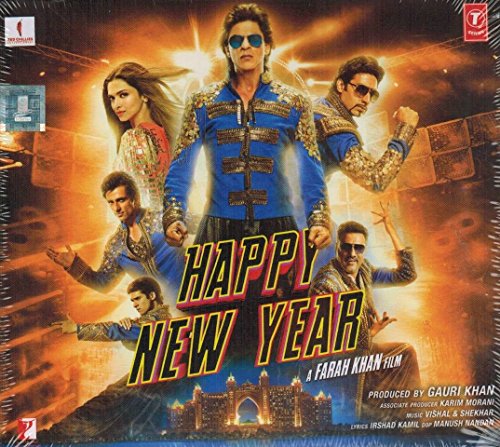 - HAPPY NEW YEAR (Bollywood Soundtrack CD) 2014 - Shah Rukh Khan, Deepika Padukone, Abhishek Bachchan