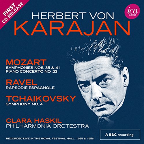 Karajan , Herbert von - Herbert von Karajan: Mozart, Ravel, Tchaikovsky (Royal Festival Hall 1955 & 1956) [2 CDs]