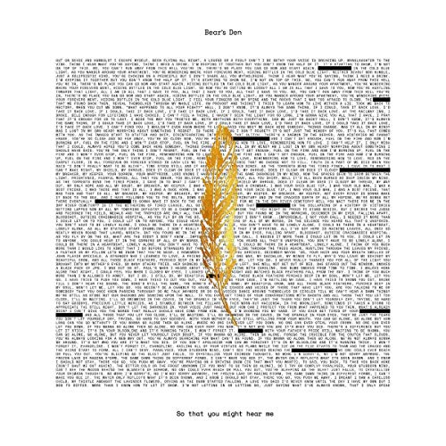 Bear'S Den - So That You Might Hear Me