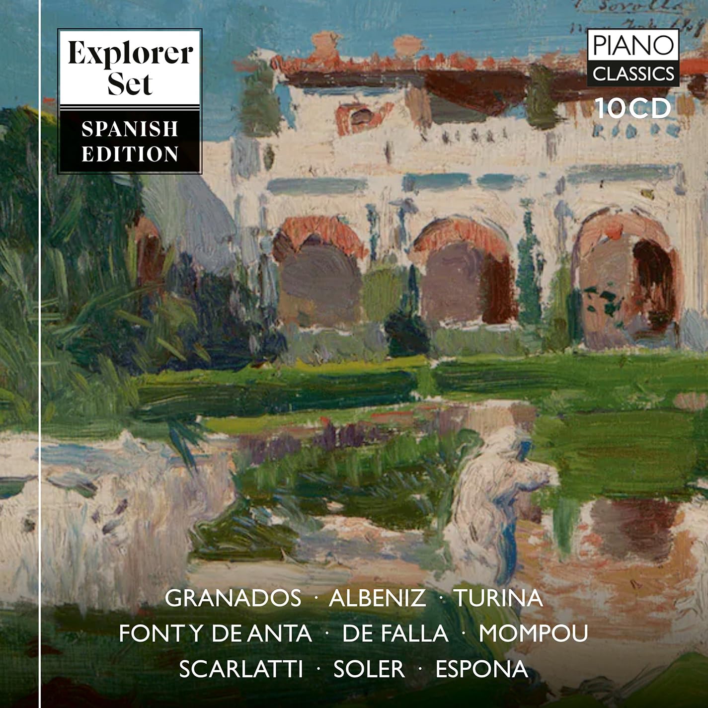 Sampler - Explorer Set: Spanish Edition (Granados, Albeniz, Turina, Fonty De Anta, De Falla, Mompou, Scralatti, Soler, Espona) (10CD BOX SET)