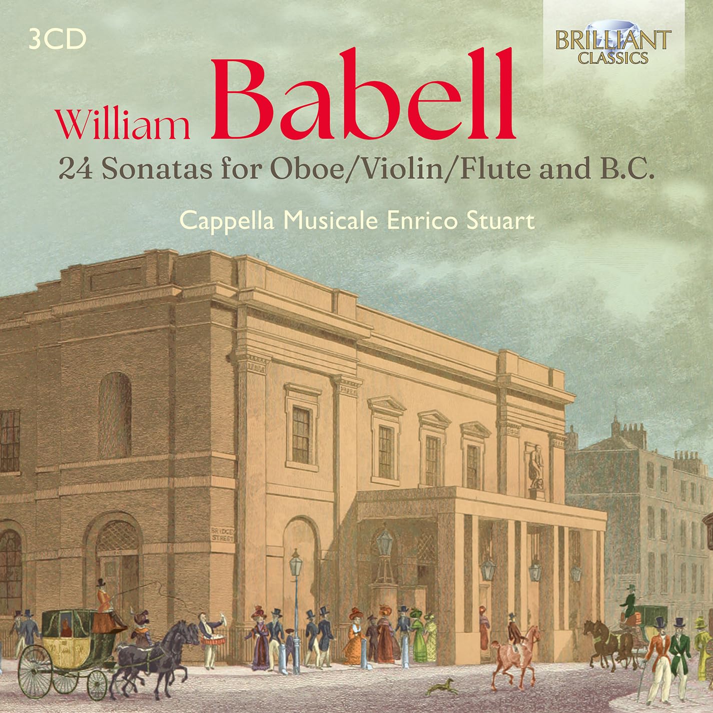 Babell , William - 24 Sonatas For Oboe/Violin/Flute And B.C. (Capella Musicale Enrico Stuart)